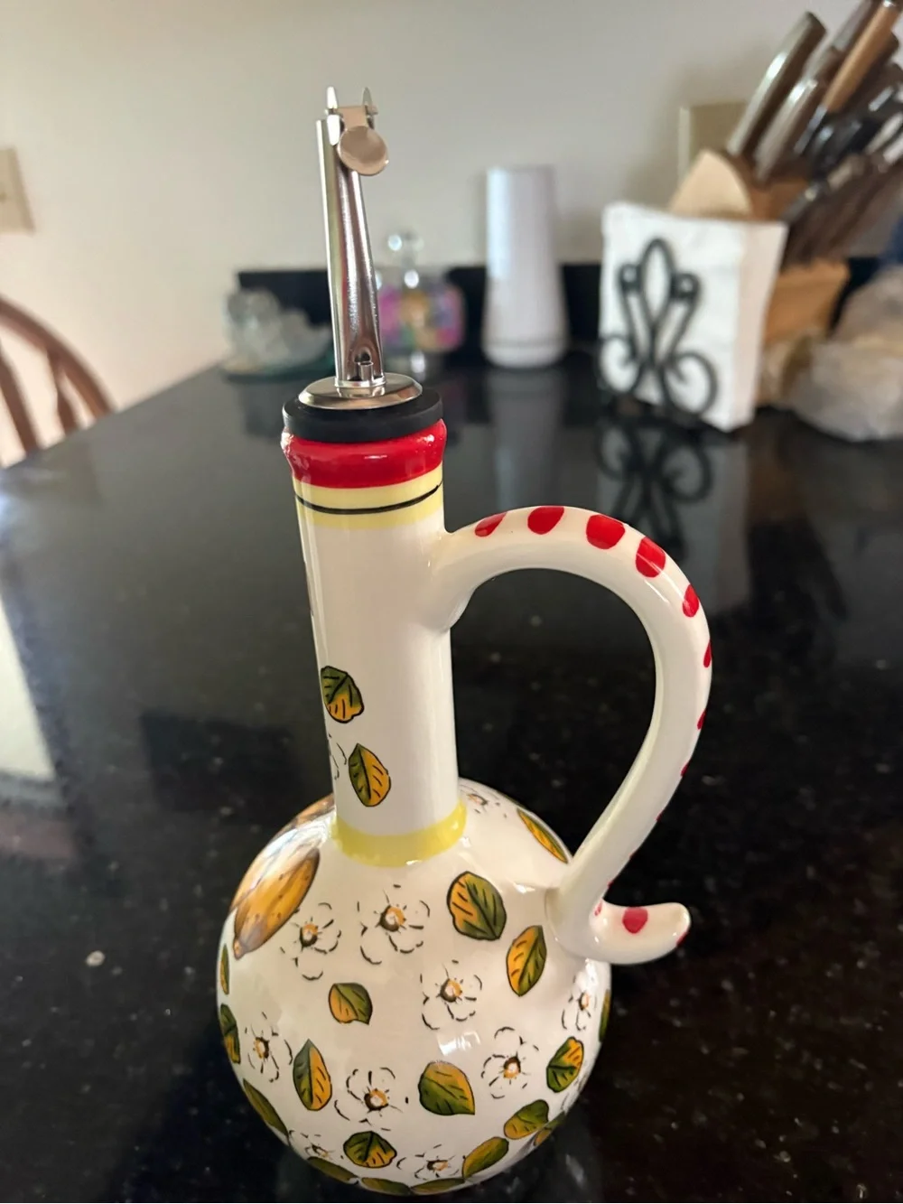 Handmade oil dispenser